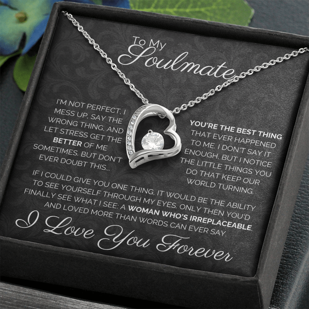 To My Soulmate | Forever Love Necklace