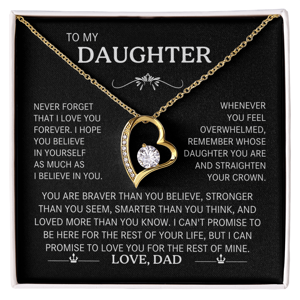 To My Daughter | Forever Love Necklace