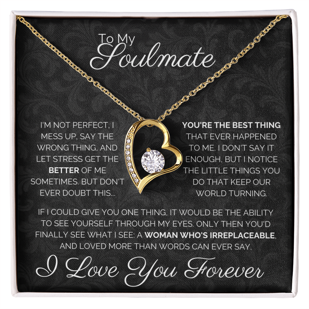 To My Soulmate | Forever Love Necklace