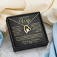 To My Beautiful Wife | Forever Love Necklace | Gold