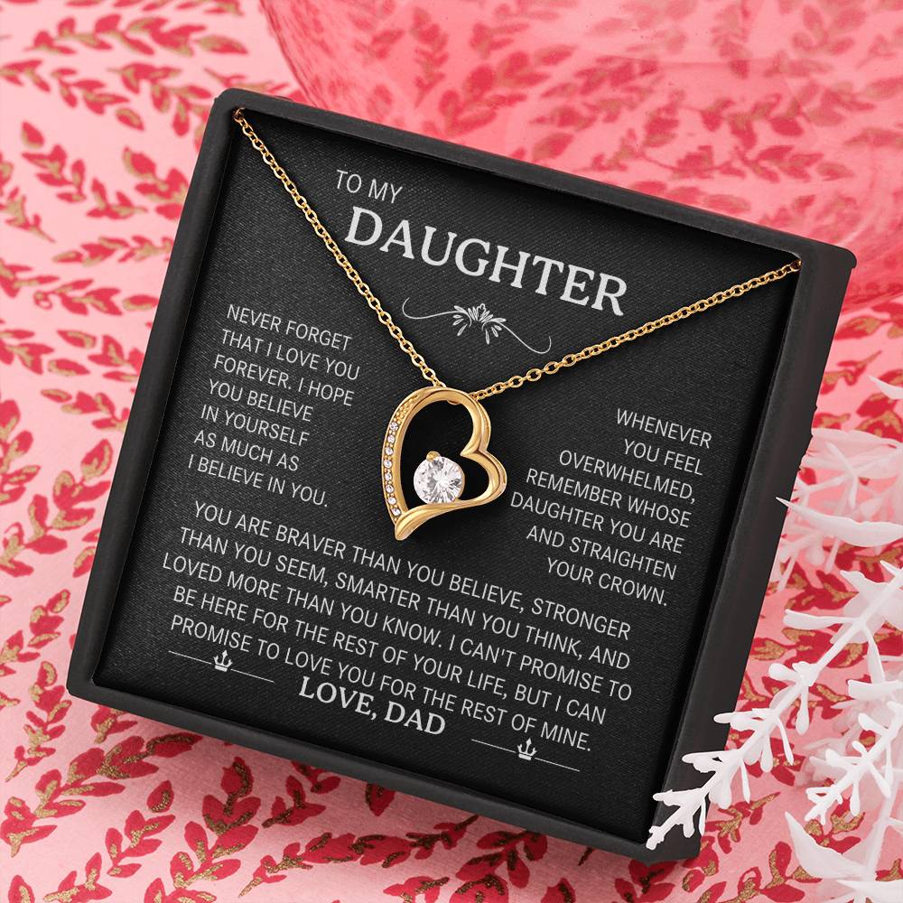 To My Daughter | Forever Love Necklace