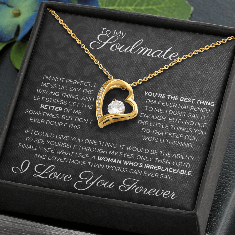 To My Soulmate | Forever Love Necklace