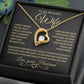 To My Beautiful Wife | Forever Love Necklace | Gold
