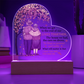 Lives Together | Acrylic Heart Plaque