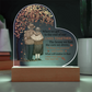 Lives Together | Acrylic Heart Plaque