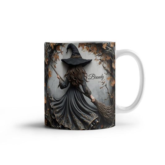 Halloween Witch Mug Personalized