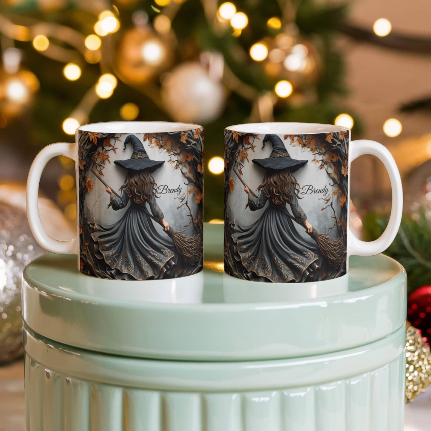 Halloween Witch Mug Personalized
