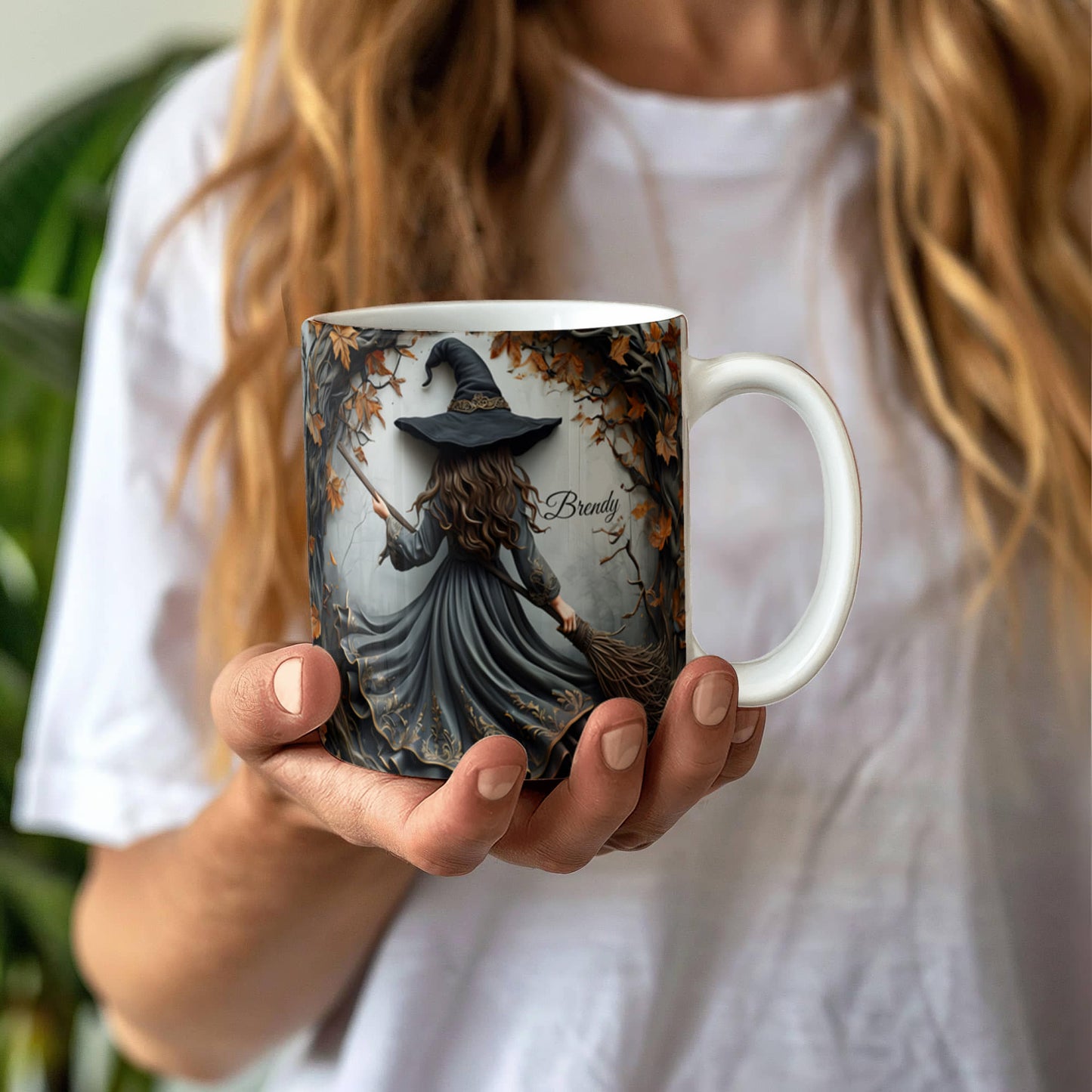 Halloween Witch Mug Personalized