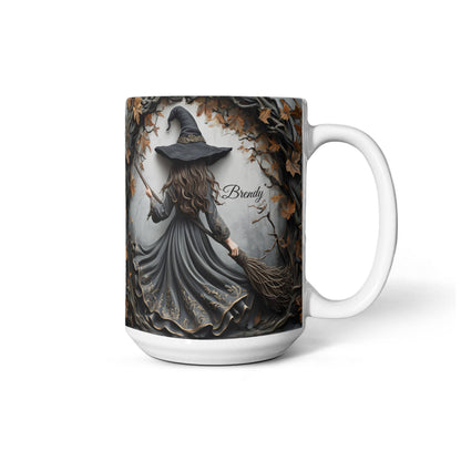 Halloween Witch Mug Personalized