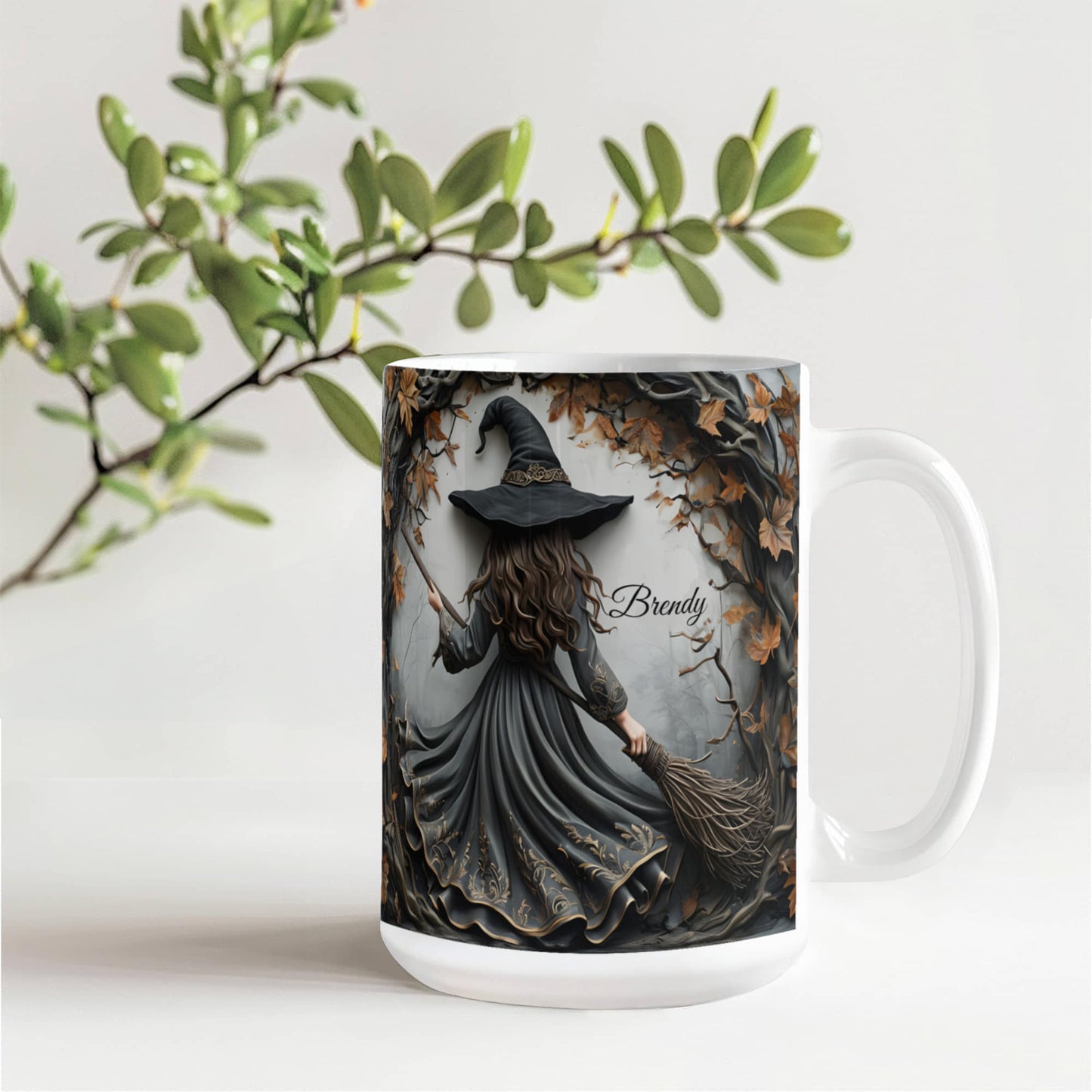 Halloween Witch Mug Personalized