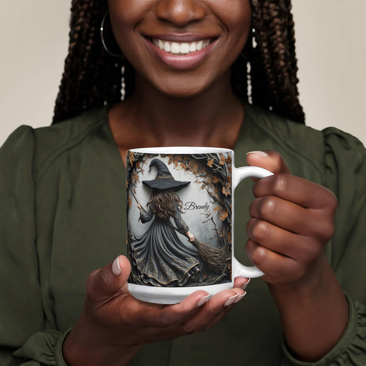 Halloween Witch Mug Personalized