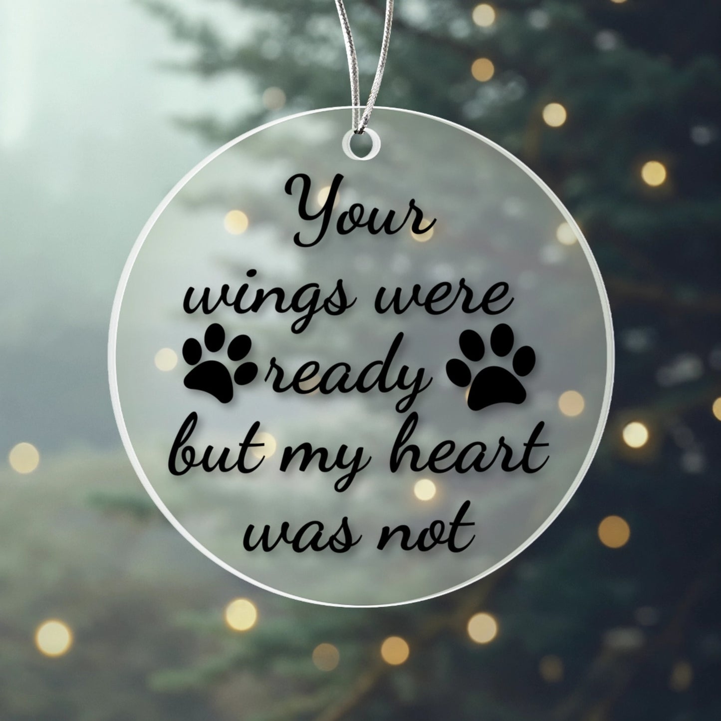 Pet Memorial Acrylic Ornament