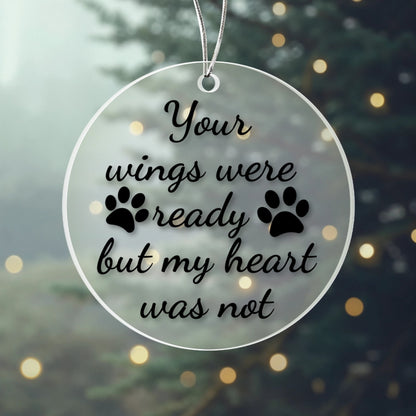 Pet Memorial Acrylic Ornament