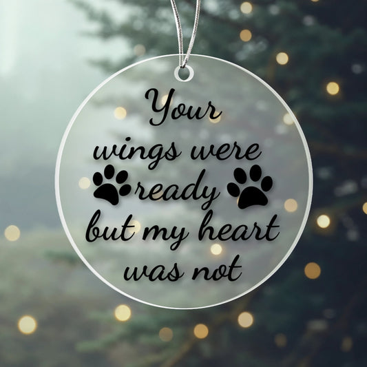 Pet Memorial Acrylic Ornament