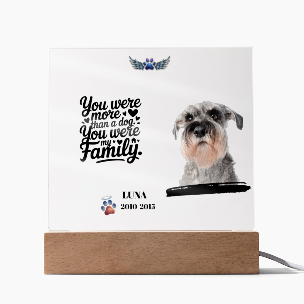 Personalized Pet Memorial Acrylic Plaque