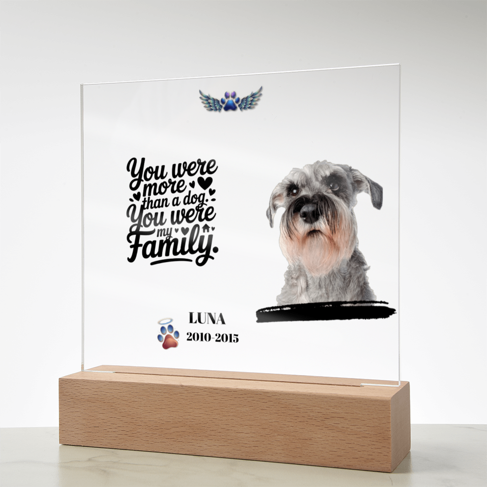 Personalized Pet Memorial Acrylic Plaque