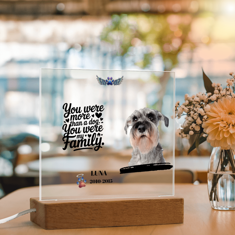Personalized Pet Memorial Acrylic Plaque