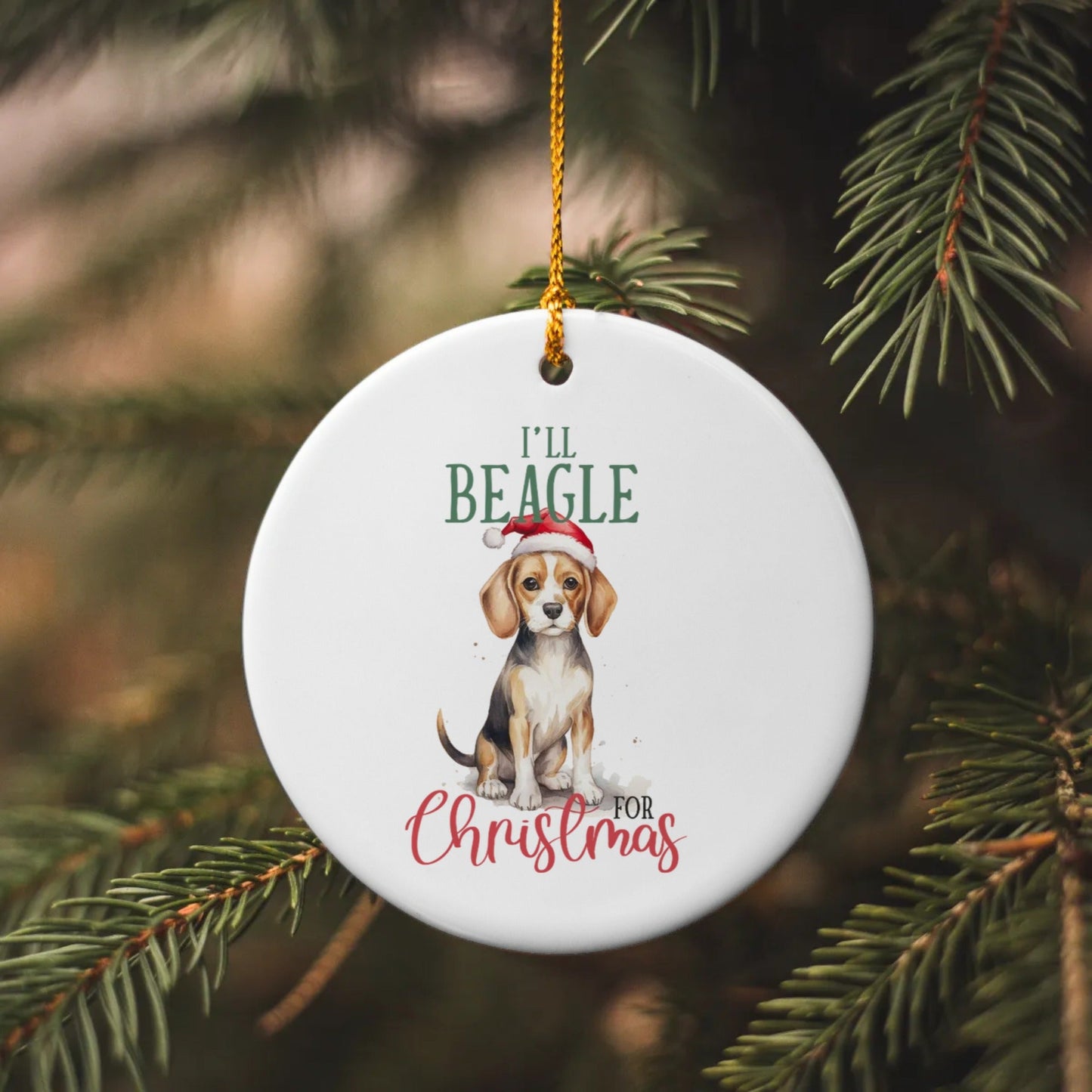 Dogs Christmas Ornament | Personalized with your Dog